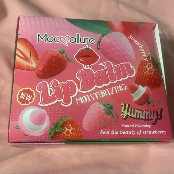 mocallure Accessories - Mocallure Strawberry Lip Balm Box Set